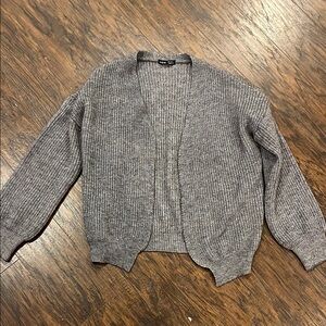 SHEIN Gray Cardigan Sweater